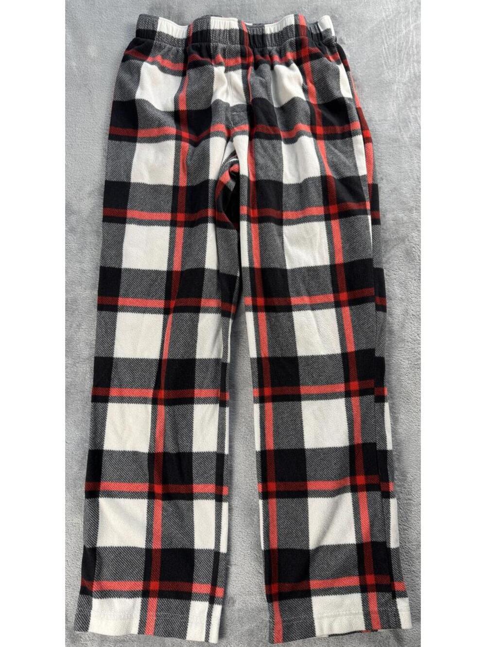 Wondershop Pajama Lounge Pants Unisex Medium Elastic Waist Polyester Plaid